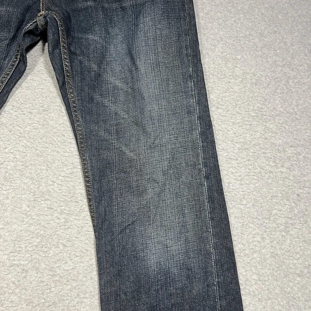 Levis Jeans Mens 33x34 (Fits 34x34) Blue 559 Relaxed Straight Dark Denim Cotton